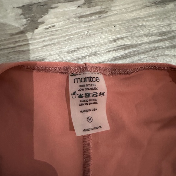 Montce Swim Euro Bottom in Lipstick Size Medium - Picture 7 of 8